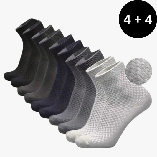 Calcetines de seda ultra cómodos, antiolor y transpirables. Compra 4 y llévate 8 gratis.