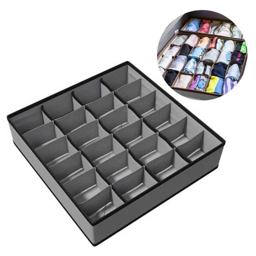Organizador plegable para guardar calzoncillos y calcetines.